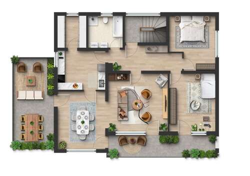 Foto - Wohnung zum Mieten in Hutthurm 890,00 € 125 m²