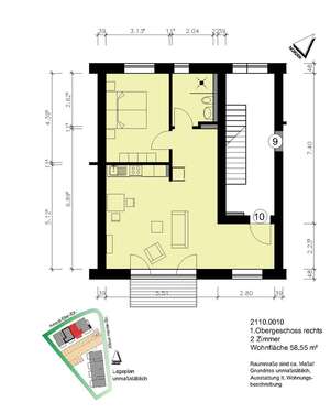 Foto - Wohnung zum Mieten in Heide 730,00 € 58.55 m²