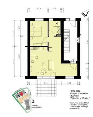 Foto - Wohnung zum Mieten in Heide 760,00 € 60.08 m²