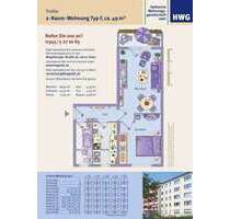 Wohnung zum Mieten in Halle 329,00 € 48.71 m²