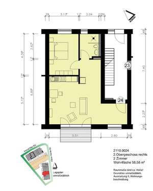 Foto - Wohnung zum Mieten in Heide 730,00 € 58.55 m²