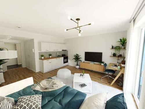 Foto - Wohnung zum Mieten in Greifswald 490,00 € 34.35 m²