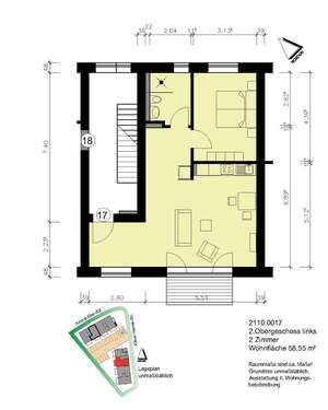 Foto - Wohnung zum Mieten in Heide 730,00 € 58.55 m²