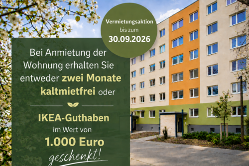 Foto - Wohnung zum Mieten in Halle 620,00 € 81 m²