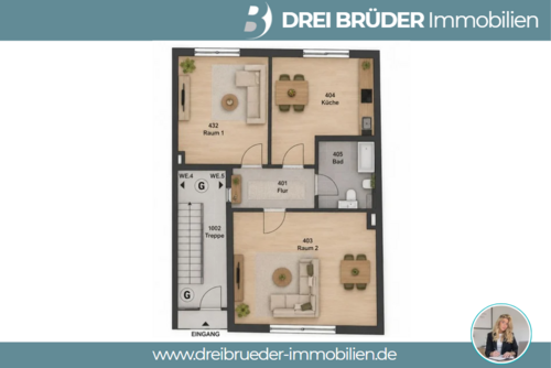 Foto - Wohnung zum Kaufen in Münster 325.000,00 € 60 m²
