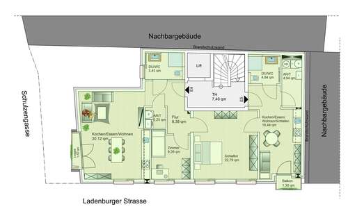 Foto - Wohnung zum Kaufen in Heidelberg 1.375.000,00 € 104 m²