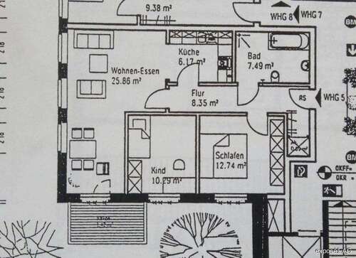 Foto - Wohnung zum Mieten in Gevelsberg 470,00 € 73.43 m²