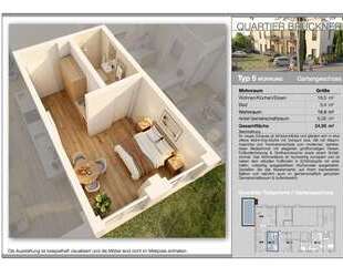 Wohnung zum Mieten in Ludwigshafen am Rhein 503,60 € 20 m²
