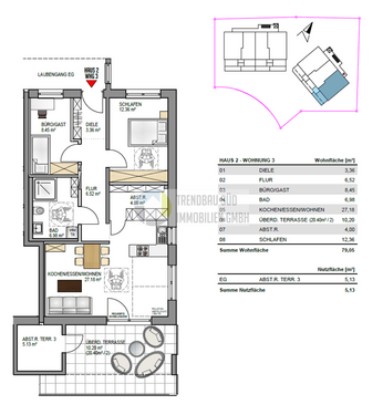 Foto - Wohnung zum Kaufen in Mietingen 387.500,00 € 79.05 m²