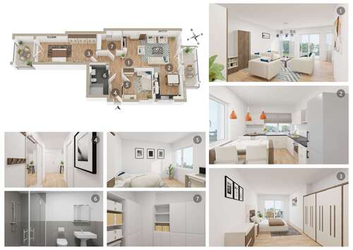 Foto - Wohnung zum Mieten in Inzlingen 1.150,00 € 93.44 m²