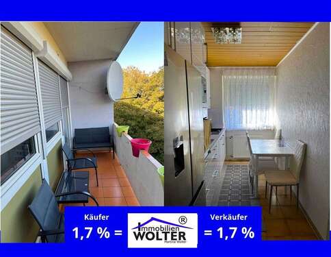 Foto - Wohnung zum Kaufen in Worms 144.500,00 € 67 m²
