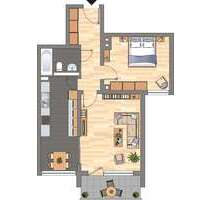 Wohnung zum Mieten in Bellheim 589,00 € 61.8 m²