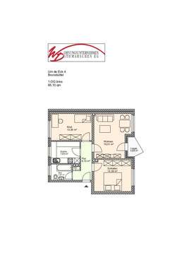 Foto - Wohnung zum Mieten in Brunsbüttel 371,07 € 65.1 m²