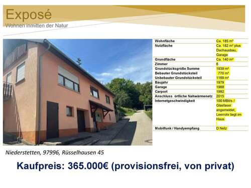 Foto - Haus zum Kaufen in Niederstetten 365.000,00 € 185 m²