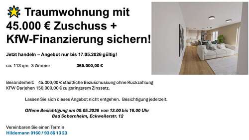 Foto - Wohnung zum Kaufen in Bad Sobernheim 365.000,00 € 113 m²