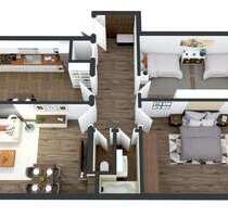 Wohnung zum Mieten in Mannheim 1.100,00 € 89 m²