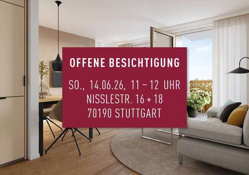 Foto - Wohnung zum Kaufen in Stuttgart Stuttgart-Ost 334.600,00 € 39 m²