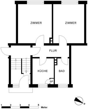 Foto - Wohnung zum Mieten in Oldenburg 423,00 € 49.12 m²