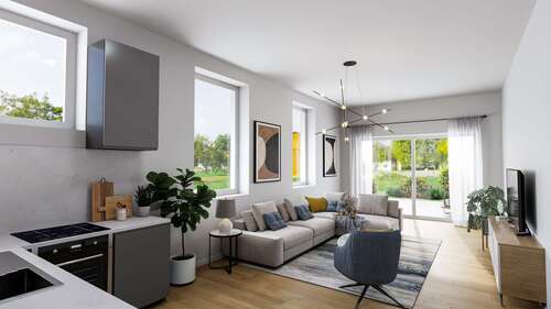 Foto - Wohnung zum Kaufen in Krefeld 280.000,00 € 62.8 m²