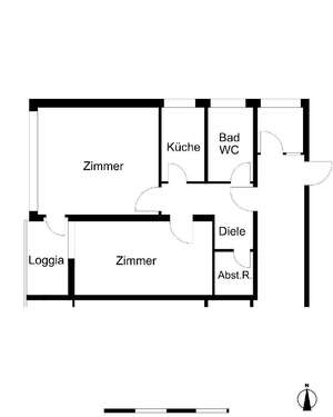Foto - Wohnung zum Mieten in Bremerhaven 374,00 € 53.77 m²
