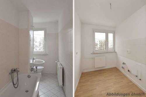 Foto - Wohnung zum Mieten in Halle (Saale) 320,23 € 53.55 m²