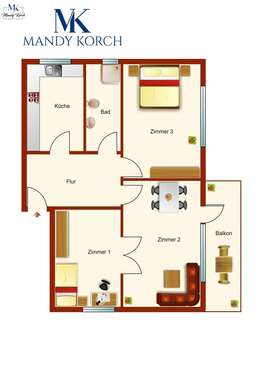 Foto - Wohnung zum Kaufen in Hamburg 572.000,00 € 65 m²