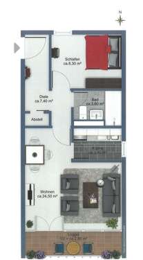 Foto - Wohnung zum Kaufen in München 290.000,00 € 50 m²