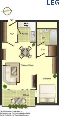 Foto - Wohnung zum Mieten in Ratingen 514,00 € 47.44 m²