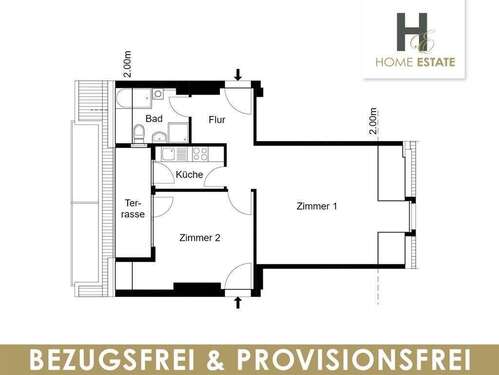 Foto - Wohnung zum Kaufen in Berlin 300.000,00 € 65 m²