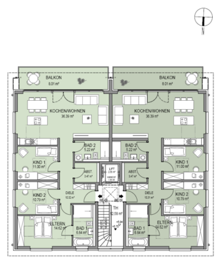 Foto - Wohnung zum Kaufen in Zwickau 435.000,00 € 106.46 m²