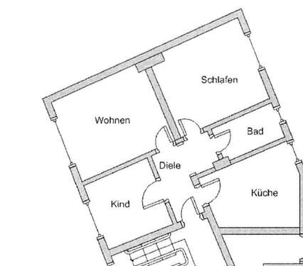 Foto - Wohnung zum Mieten in Essen 750,00 € 67 m²