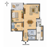 Wohnung zum Mieten in Untergruppenbach 1.050,00 € 84 m²