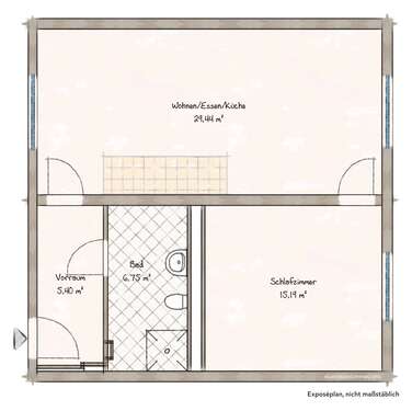 Foto - Wohnung zum Mieten in Berchtesgaden 1.030,00 € 56.78 m²