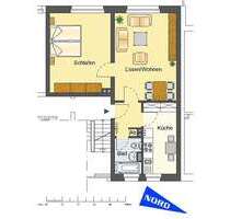 Wohnung zum Mieten in Detmold 399,00 € 52.86 m²