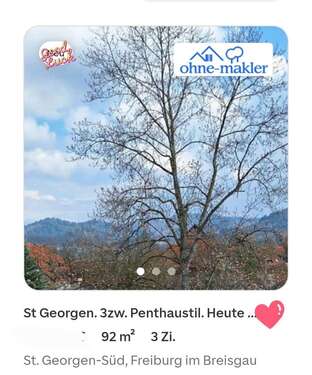 Foto - Wohnung zum Kaufen in Freiburg im Breisgau 587.000,00 € 92 m²