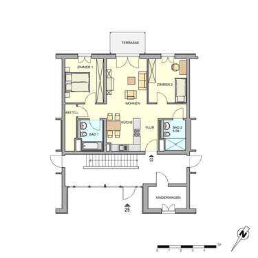 Foto - Wohnung zum Mieten in Weinböhla 960,00 € 80 m²