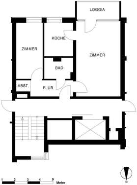 Foto - Wohnung zum Mieten in Oldenburg 433,00 € 49.24 m²