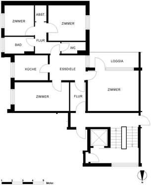 Foto - Wohnung zum Mieten in Oldenburg 673,00 € 90.7 m²