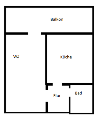 Foto - Wohnung zum Mieten in Leverkusen 275,00 € 34.67 m²