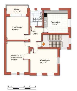 Foto - Wohnung zum Mieten in Limburg 740,00 € 90 m²