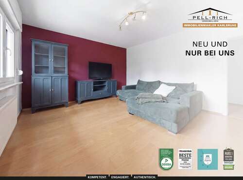 Foto - Wohnung zum Mieten in Karlsruhe 775,00 € 53.49 m²