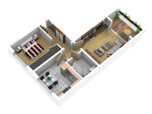 Foto - Wohnung zum Mieten in Zeitz 305,00 € 44 m²
