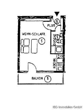 Foto - Wohnung zum Kaufen in Köln 77.000,00 € 28 m²