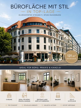 Foto - Büro in Magdeburg 998,00 € 131.17 m²