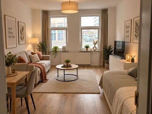 Foto - Wohnung zum Mieten in Halle Saale 398,00 € 39 m²