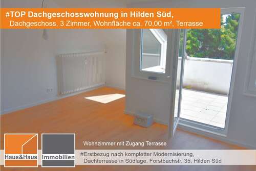 Foto - Wohnung zum Mieten in Hilden 903,00 € 70 m²