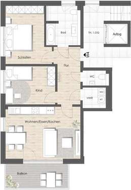 Foto - Wohnung zum Mieten in Bad Vilbel 1.550,00 € 82 m²