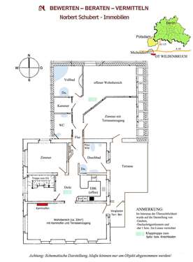 Foto - Wohnung zum Mieten in Michendorf OT Wildenbruch 1.419,00 € 129 m²