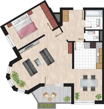 Foto - Wohnung zum Kaufen in Köln 279.000,00 € 72 m²