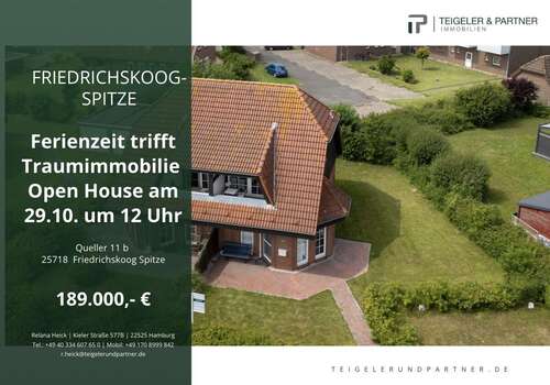 Foto - Wohnung zum Kaufen in Friedrichskoog 189.000,00 € 43 m²